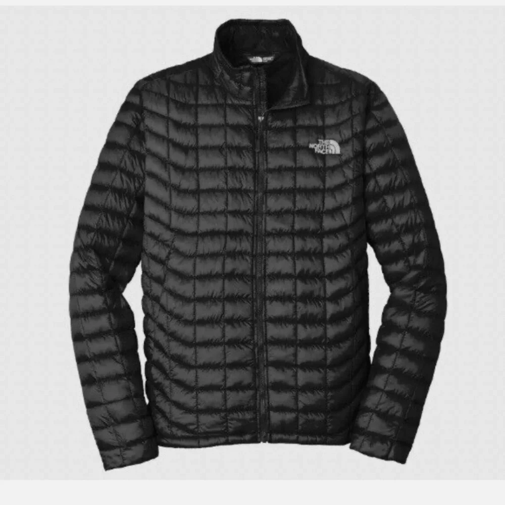 Men's The North Face Thermoball Trekker Lightweight Jacket Black Matte - Picture 1 of 7